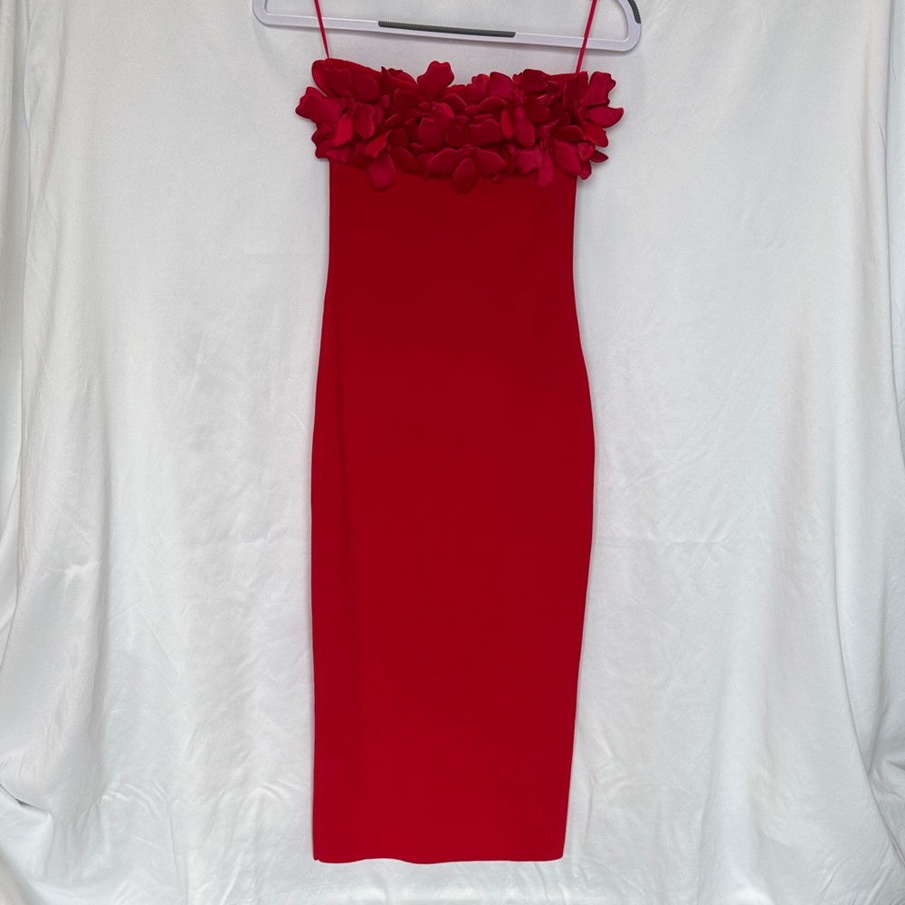 Zara strapless dress